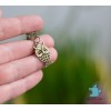 Кафф ажурный Филин. Без прокола. Ручная работа